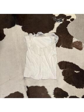 White Lace Bustier Camisole